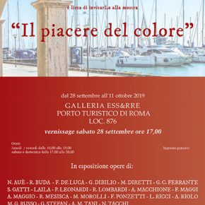 Il piacere del Colore – Galleria Ess&rrE – Arte Moderna e Contemporanea Roma. Roma 28 settembre / 11 ottobre 2019